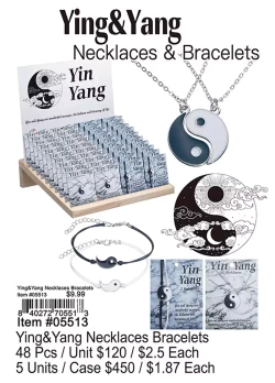 Ying and Yang Necklaces Bracelets
